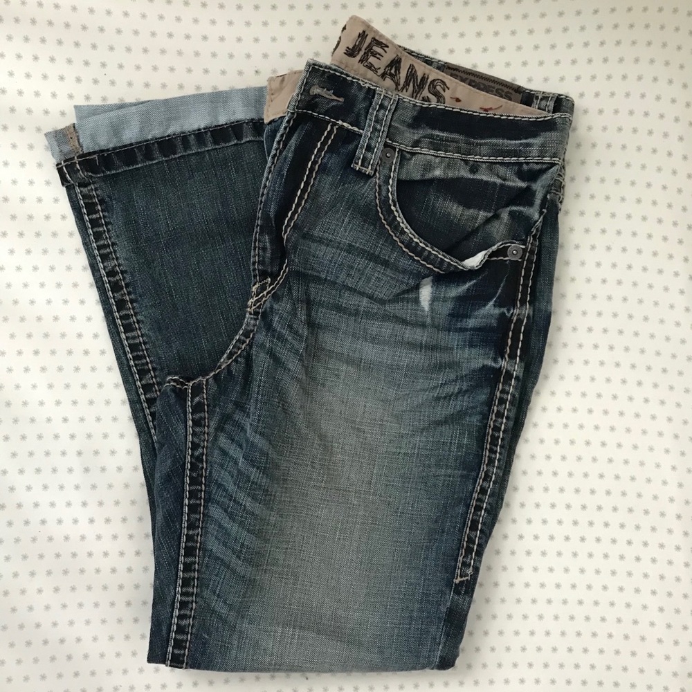 Men’s Express distressed jeans